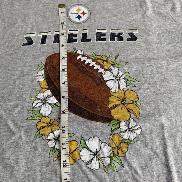 Pittsburgh Steelers Shirt Mens Large Tommy Bahama Graphic Football Long Sleeve - Picture 7 of 14